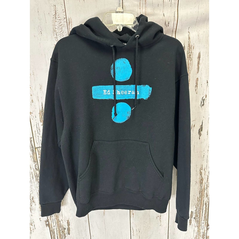 Jerzees Women's Ed Sheeran Hoodie Divide Sweaters Med Black